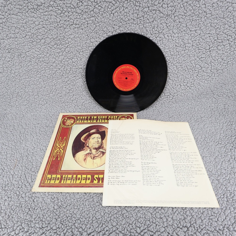 Willie Nelson Red Headed Stranger Vinyl LP Columbia KC 33482 Country Record